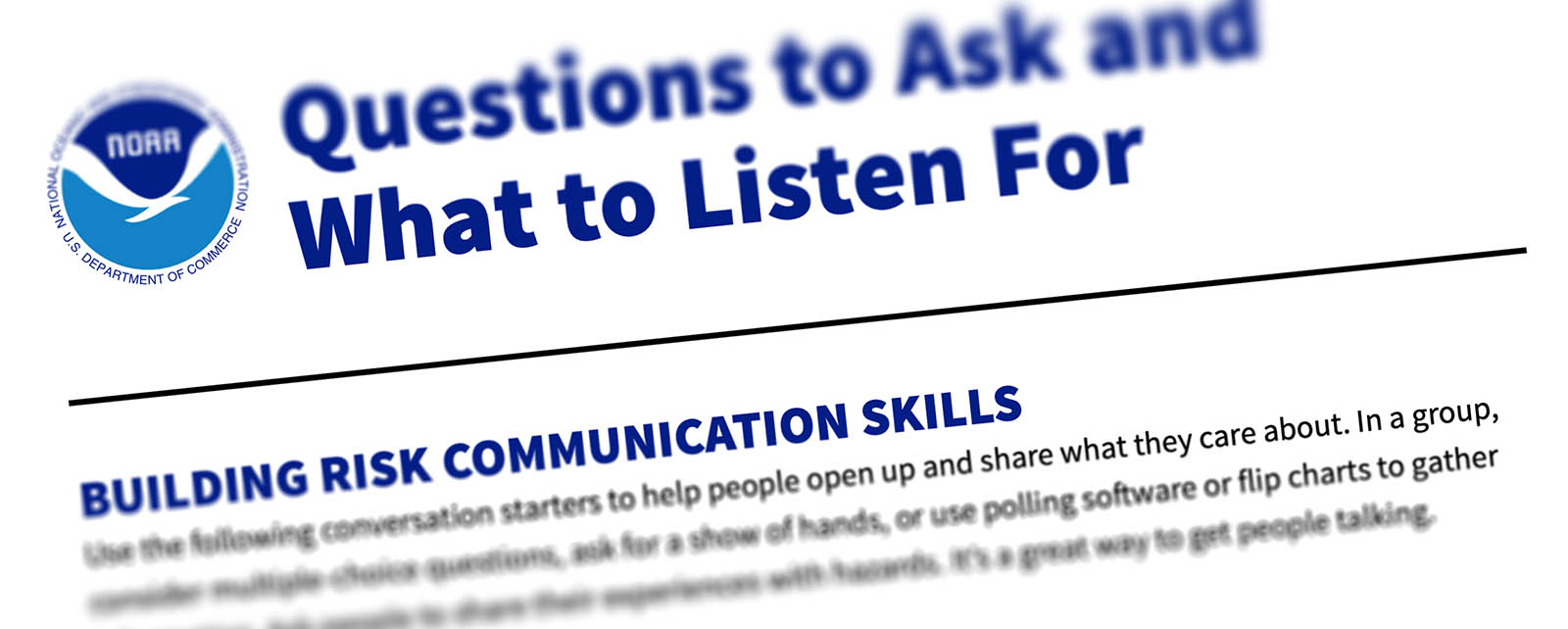 Screen capture from the Building Risk Communication Skills training