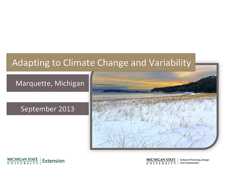Report cover, depicting a winter landscape on the coast of Lake Superior