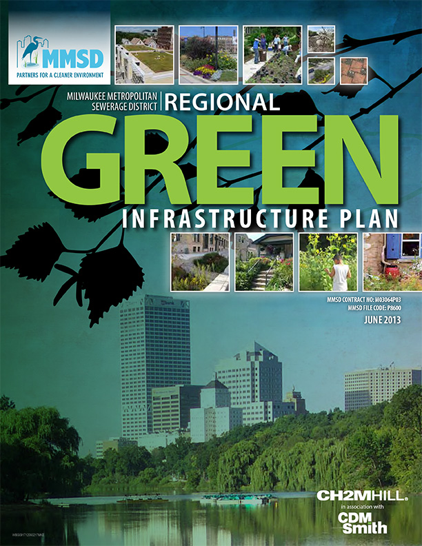 Report cover, showing a cityscape of Milwaukee