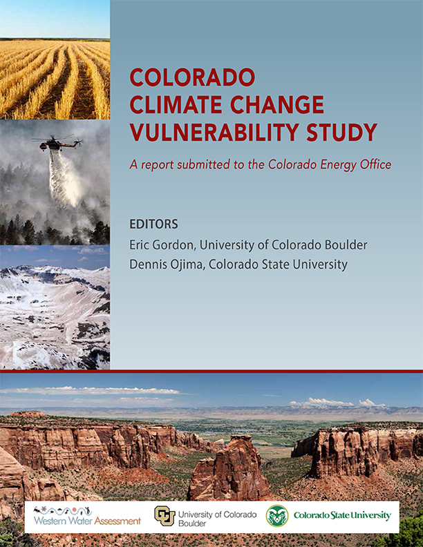 Cover of the Colorado Climate Change Vulnerability Study