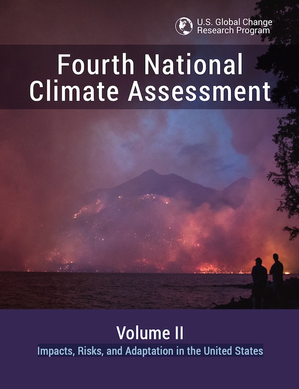 Cover of Fourth National Climate Assessment Volume II report