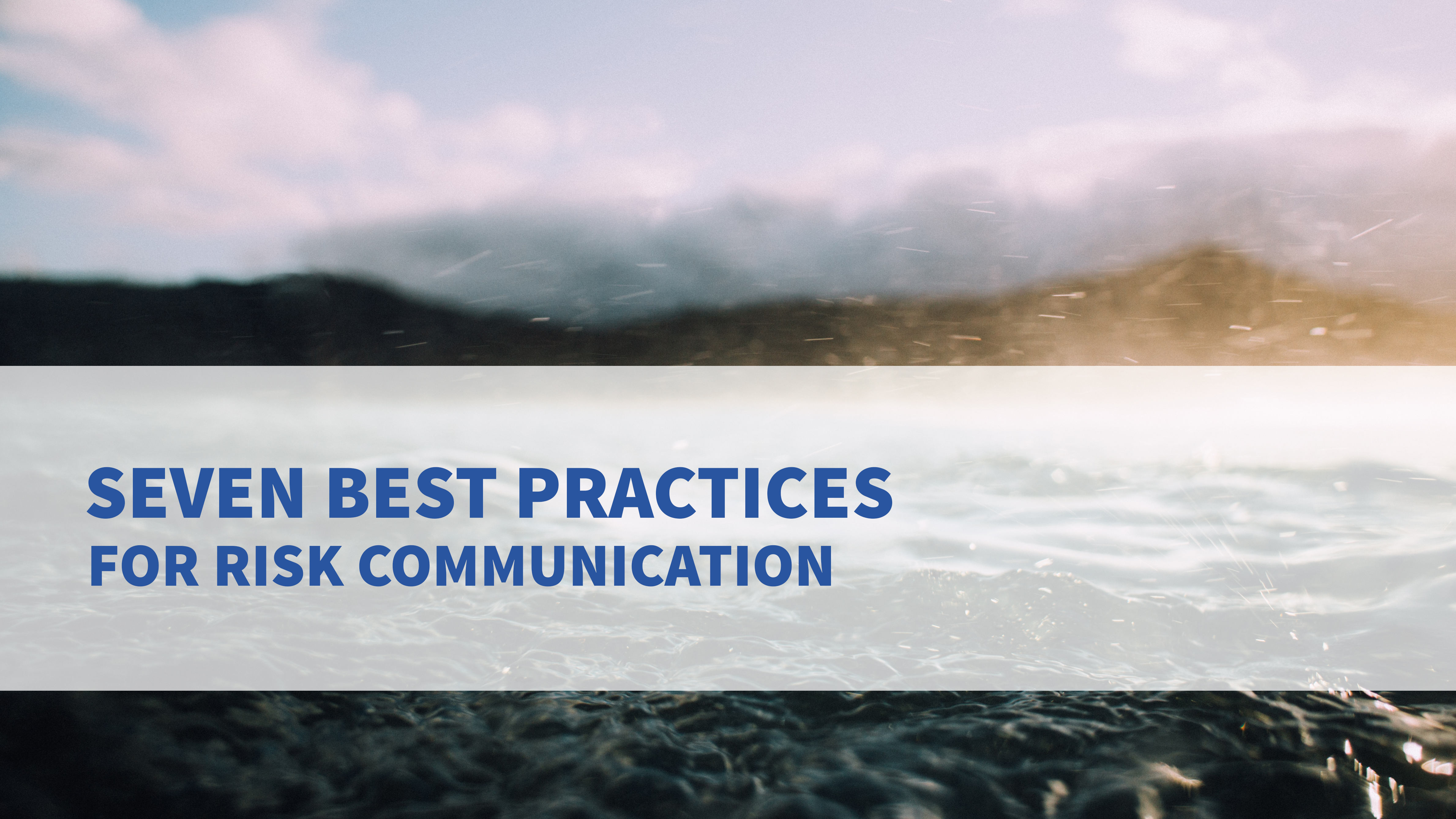 Promo image for the Seven Best Practices training module